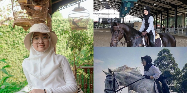 8 Portraits of Aisha, Irfan Hakim's Eldest Daughter who is also an Equestrian Athlete, Beautiful in Hijab and Never Been Highlighted