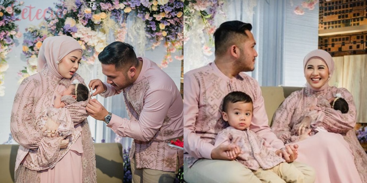 8 Photos of Kesha Ratuliu's Second Child's Aqiqah, Baby Aisha's Beauty Steals Attention