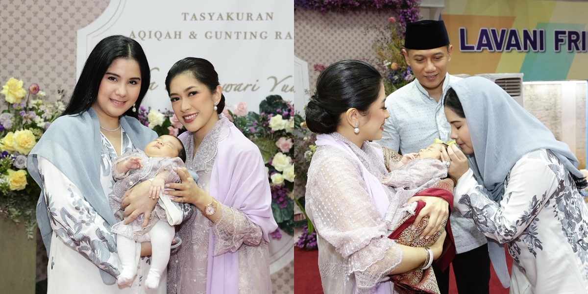 8 Pictures of Baby Alisha's Akikah, the Fourth Child of Ibas Yudhoyono, Held Luxuriously and Warmly, Netizens Initially Thought it was Annisa Pohan who Just Gave Birth