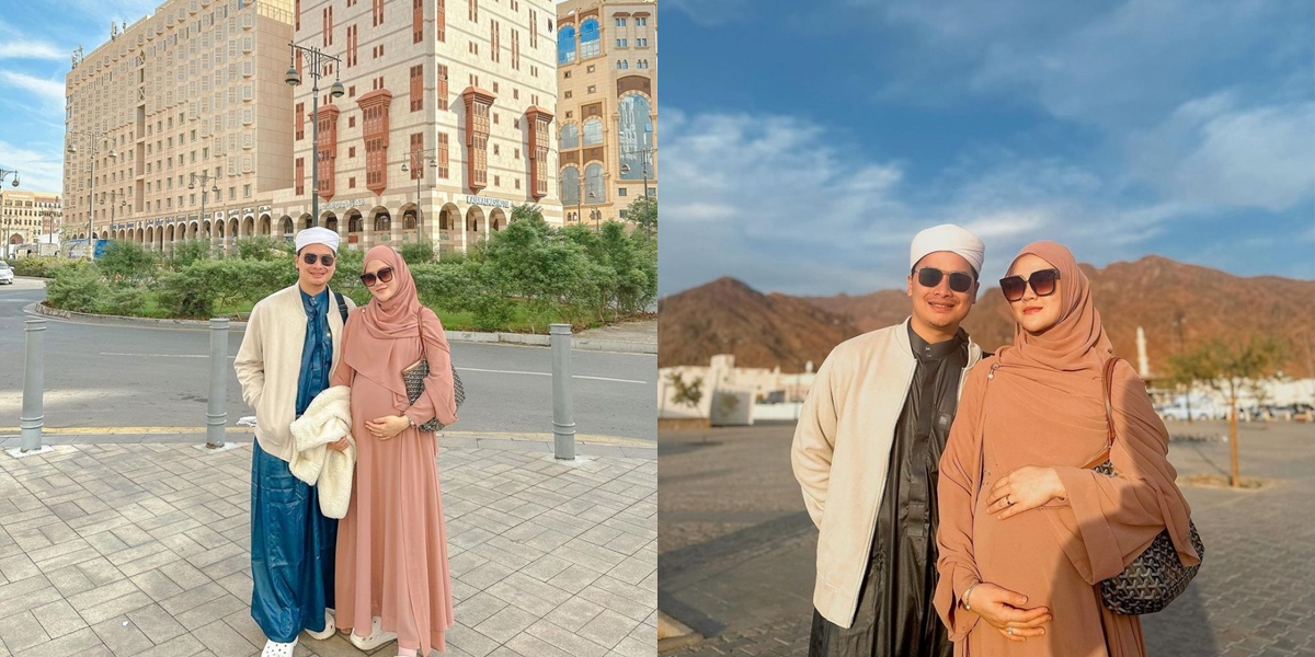 8 Portraits of Alvin Faiz Umrah with His Wife Even Though She is Pregnant, Share Romantic Portraits Through Social Media