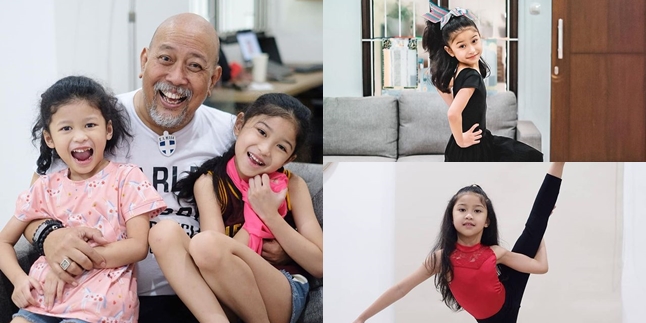 8 Portraits of Alya, Indro Warkop's Grandchild Who Has Never Been Highlighted, Beautiful and Amazing at Ballet Dancing