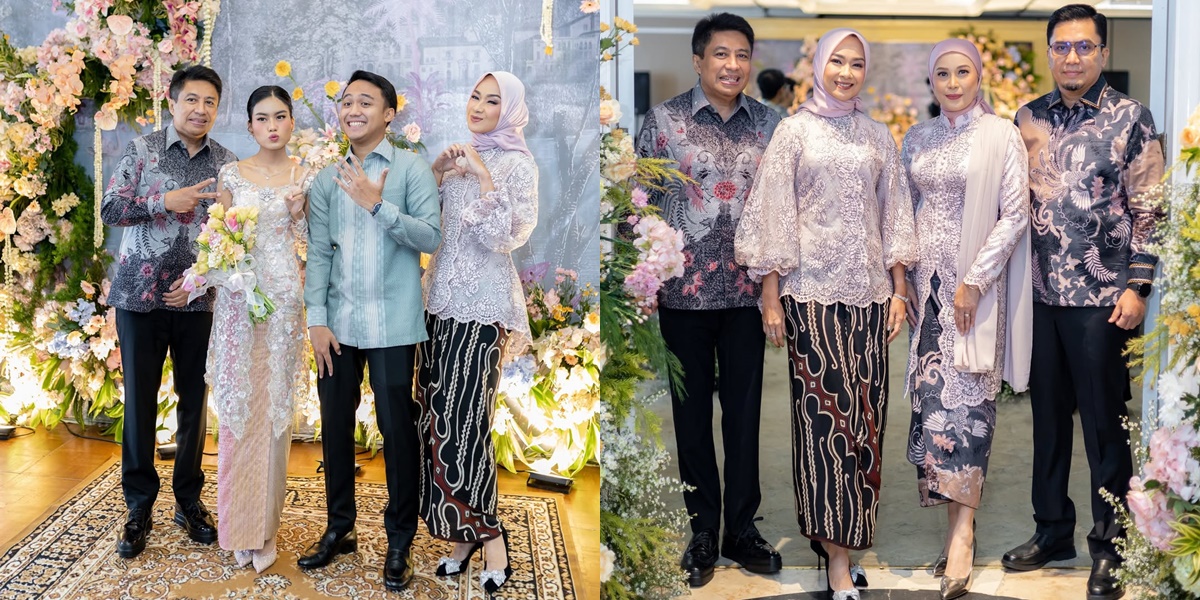 8 Portraits of Alya Rohali at the Engagement of Her Eldest Daughter, Namira Adjani, Appearing Elegant - Harmonious with Ex-Husband