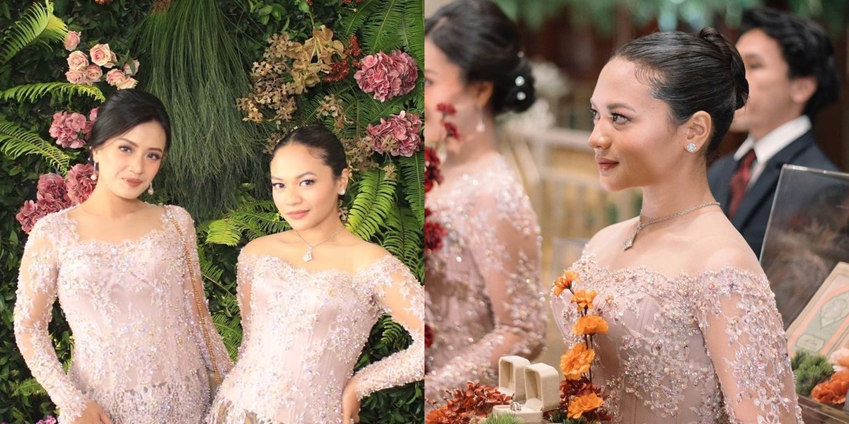 8 Stunning Photos of Amel Carla at Her Sister's Wedding, Her Aura Looks Elegant in Kebaya - Her Slimmer Body Attracts Attention