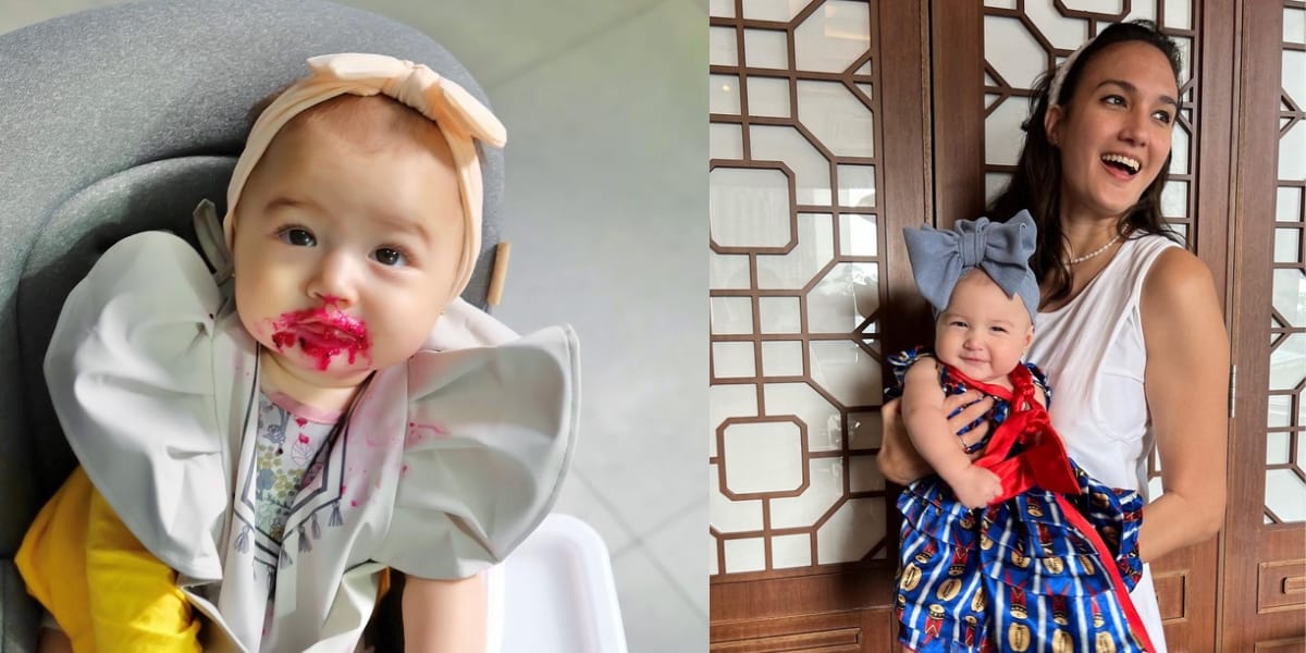 8 Pictures of Nadine Chandrawinata and Dimas Anggara's Adorable 7-Month-Old Child