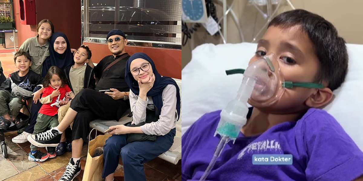 8 Photos of Zaskia Adya Mecca's Children who Previously Suffered from Pneumonia and Were Taken to the ICU, Mentioned the Presence of Mucus and Pus in the Lungs