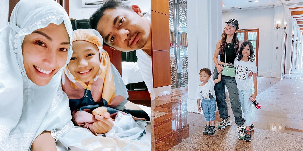 8 Portraits of Aqilah, Ayu Dewi and Regi Datau's Eldest Child who is Growing Up as a Teenager, Her Innocent Attitude Commenting on Her Father's Behavior Becomes the Spotlight