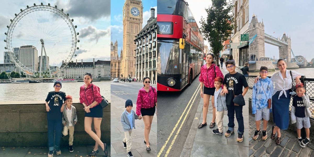 8 Captivating Photos of Nikita Mirzani's Vacation with Her Two Sons in London