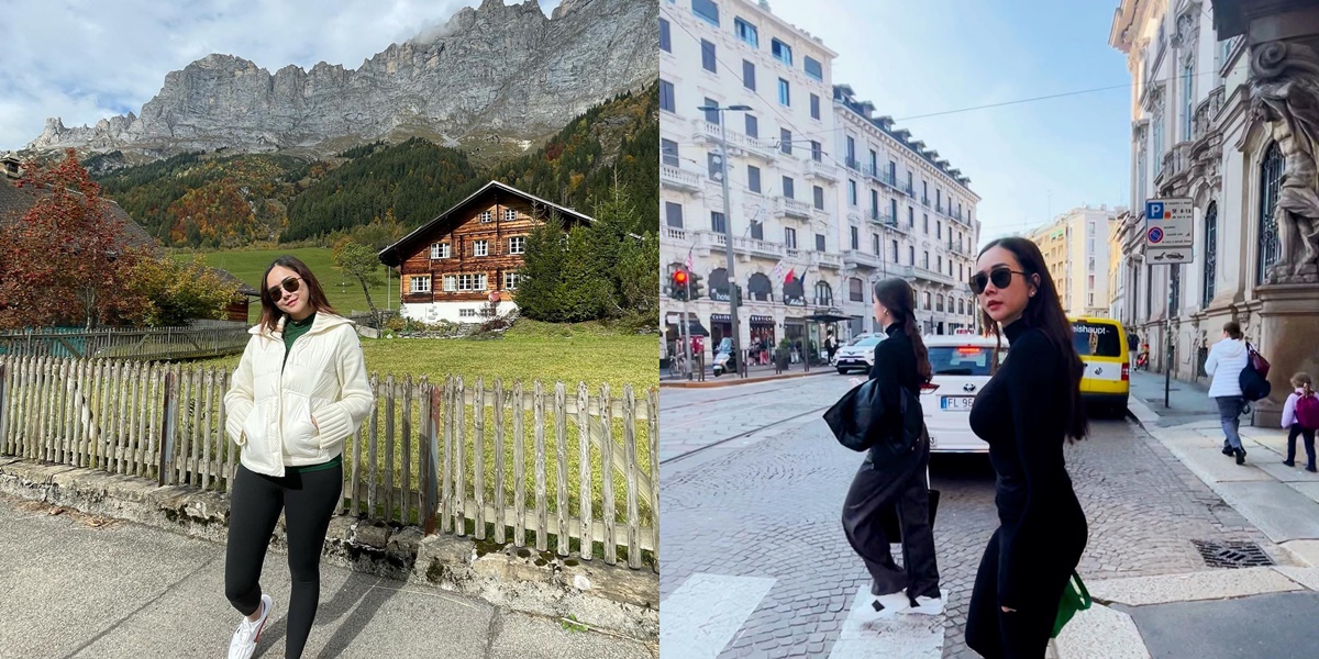 8 Potraits of Aura Kasih's Vacation in Switzerland, Looking Beautiful in Winter Outfits - Netizens Highlight Her Body Goals Like a Spanish Guitar