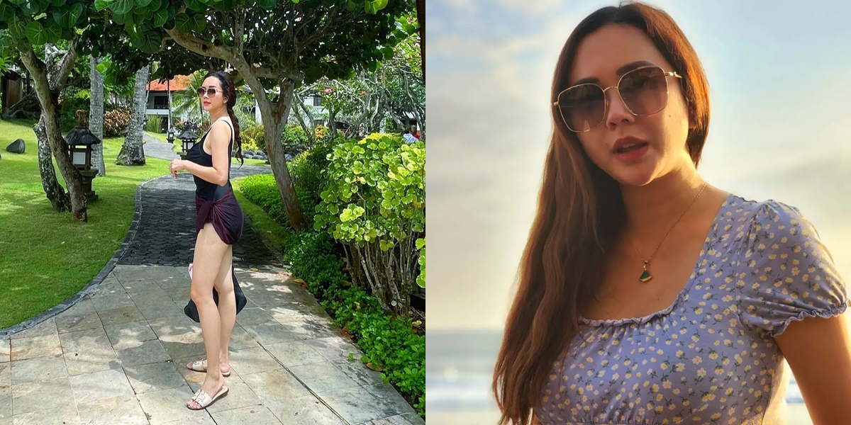 8 Potret Aura Kasih Spreads Charm While Vacationing in Bali, Hot Mama's Appearance Praised Like a Angel