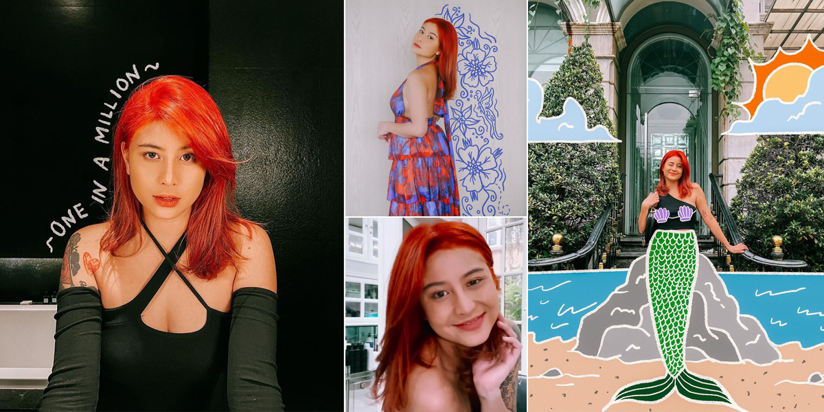 8 Potret Awkarin yang Makin Cantik dengan Warna Rambut Baru, Terinspirasi dari Ariel 'THE LITTLE MERMAID'