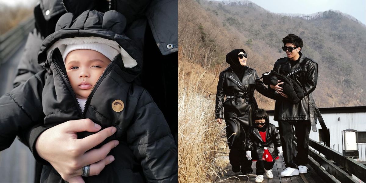 8 Potret Azura, Atta Halilintar and Aurel Hermansyah's Second Child, on Vacation in Korea