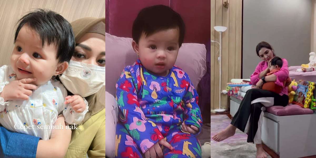 8 Potret Baby Ameena, Aurel Hermansyah's Child, Falling Sick, Taking Turns After Her Mother Recovers - Visited by Ashanty Who Is Also Worried