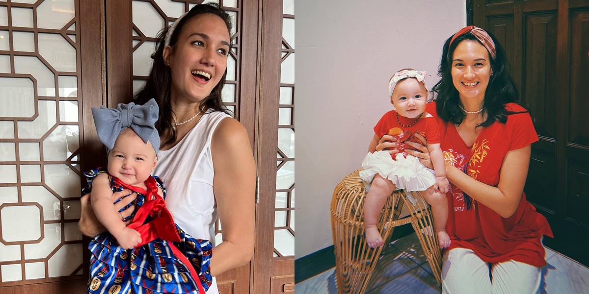 8 Portraits of Baby Djiwa, Nadine Chandrawinta's Child, Getting Even More Adorable, So Cute - Happy and Cheerful When Swimming