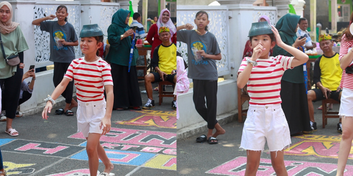 8 Potret Bahagia Bilqis Putri Ayu Ting Ting Participating in the 17th August Competition, Still Cheerful Even Only as 3rd Place