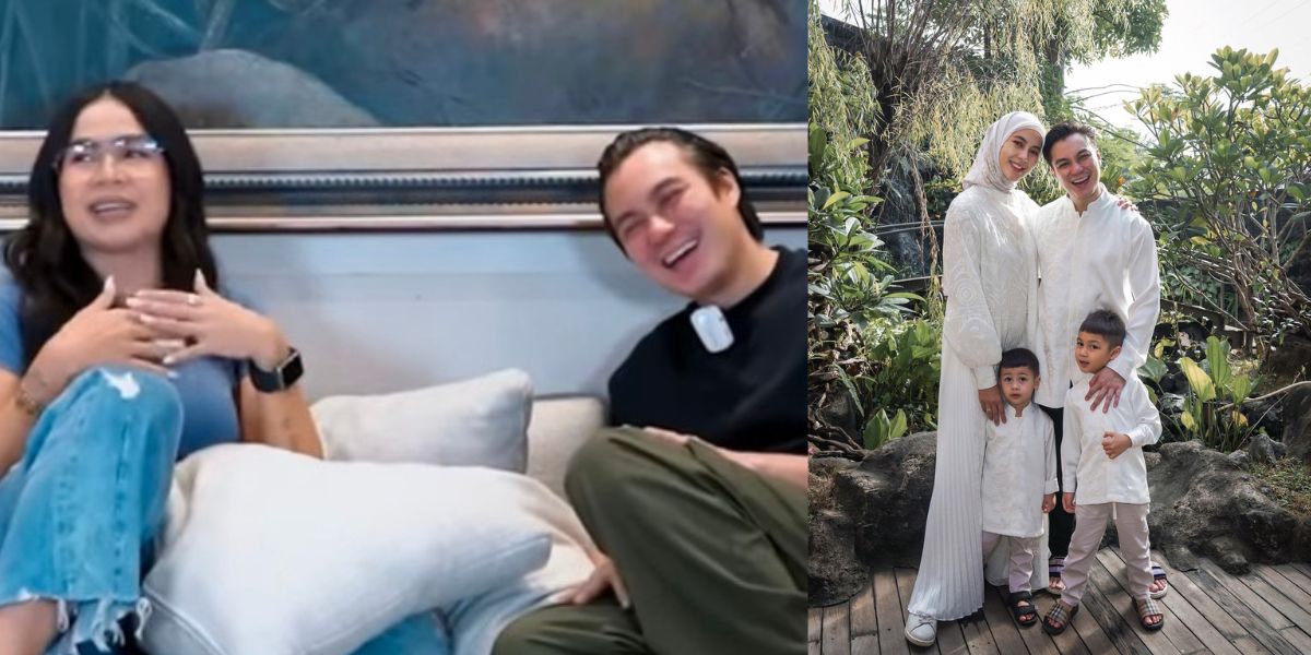 8 Photos of Baim Wong Answering Melaney Ricardo's Questions About His Household Condition