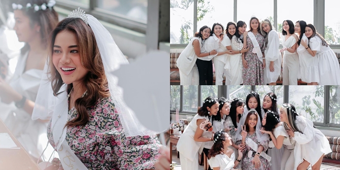 8 Potret Bridal Shower Aurel Hermansyah, Held Luxuriously with High School Friends - Looking Beautiful with a Crown
