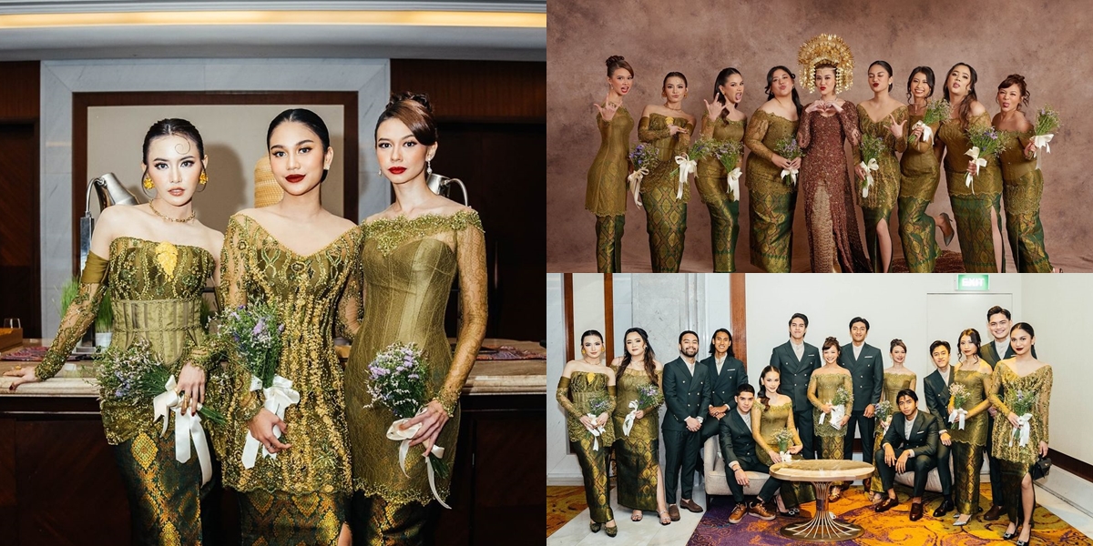 8 Beautiful Bridesmaid Photos of Aaliyah Massaid, from Alyssa Daguise to Yuki Kato - Mahalini Raharja Charming with a New Nose