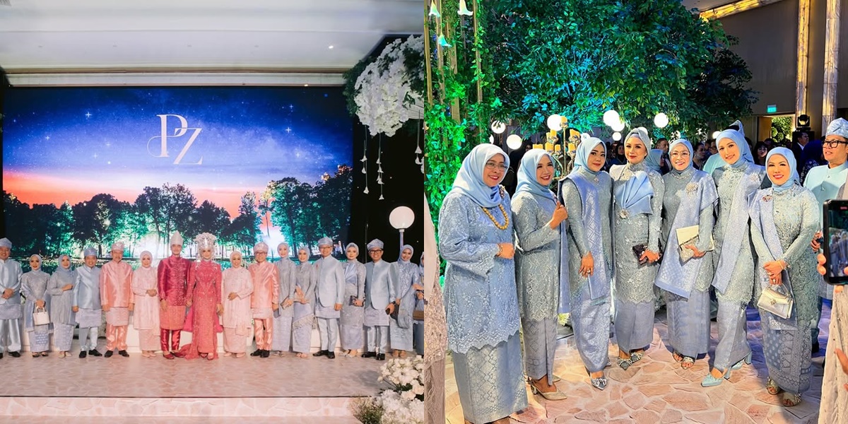 8 Portraits of Bridesmaids and Groomsmen at the Wedding of Putri Zulhas & Zumi Zola, All are State Officials