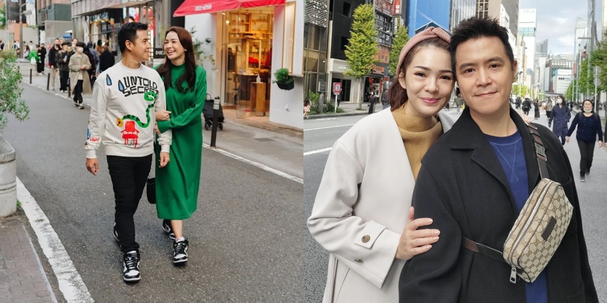 8 Photos of Maya Septha with her Husband on Vacation in Japan, Romantic Photos like Pre-wedding