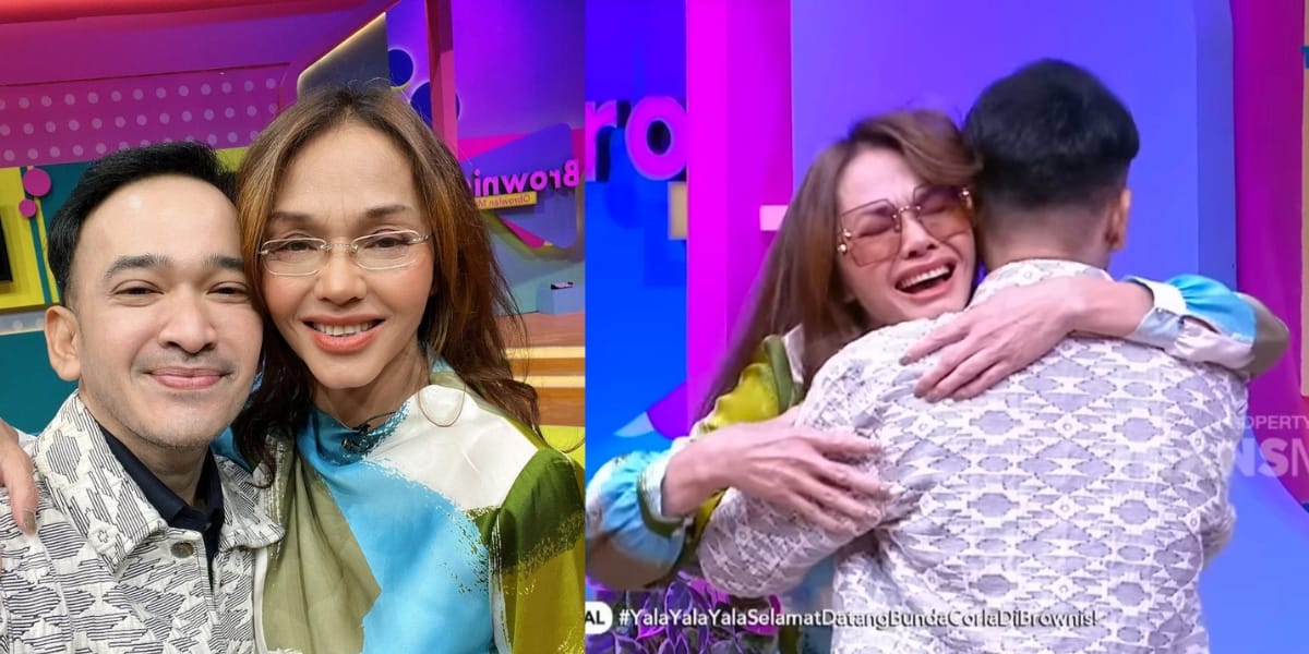 8 Potraits of Bunda Corla in TRANS TV's program 'Brownies', Unveiling Ruben Onsu's Old Habits