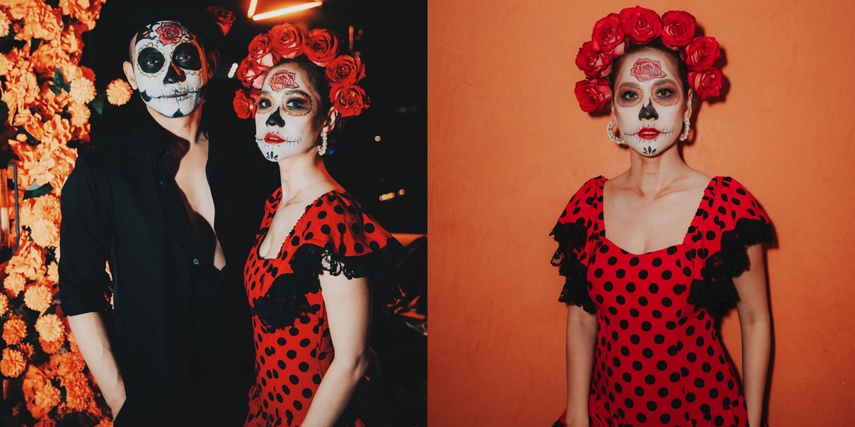 8 Photos of Bunga Citra Lestari in Dia De Los Muertos Costume a la Mexico, Sparking Debate Among Netizens