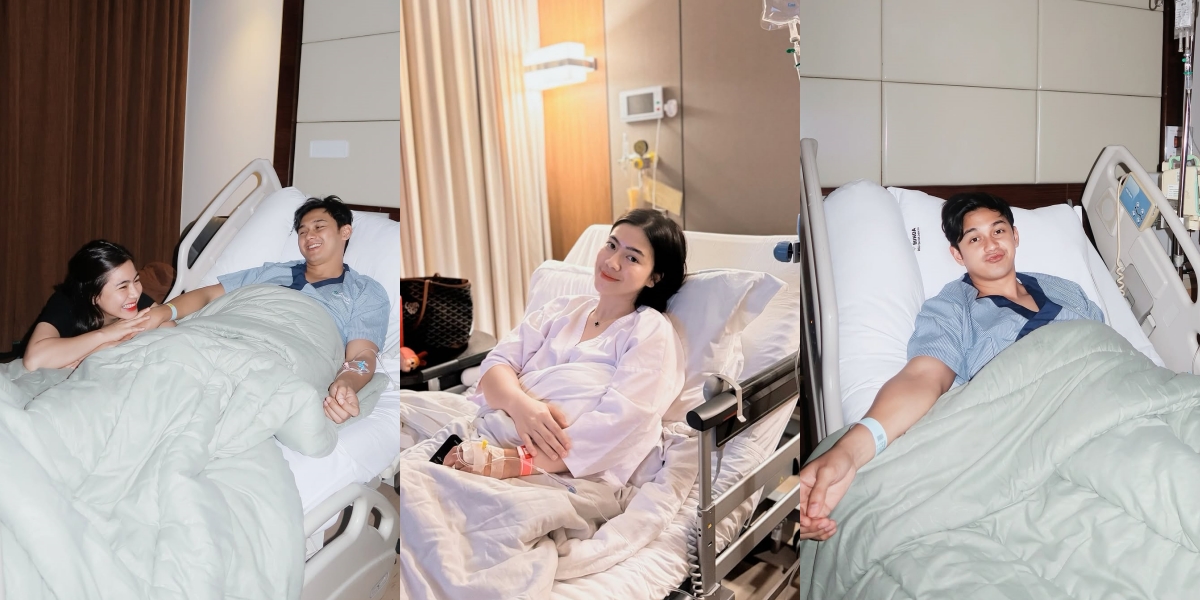 8 Photos of Caesar Hito and Felicya Angelista Taking Turns Being Hospitalized, Still Able to Joke Despite Facing Trials