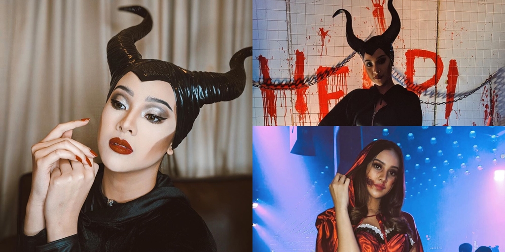 8 Beautiful and Enchanting Portraits of Anya Geraldine on Halloween Day, Dressing Up as Maleficent