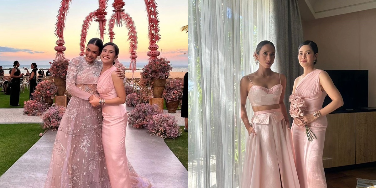 8 Beautiful Portraits of Dian Sastrowardoyo as Bridesmaid for Adinia Wirasti, Her Charm Shines as Bright as the Bride's