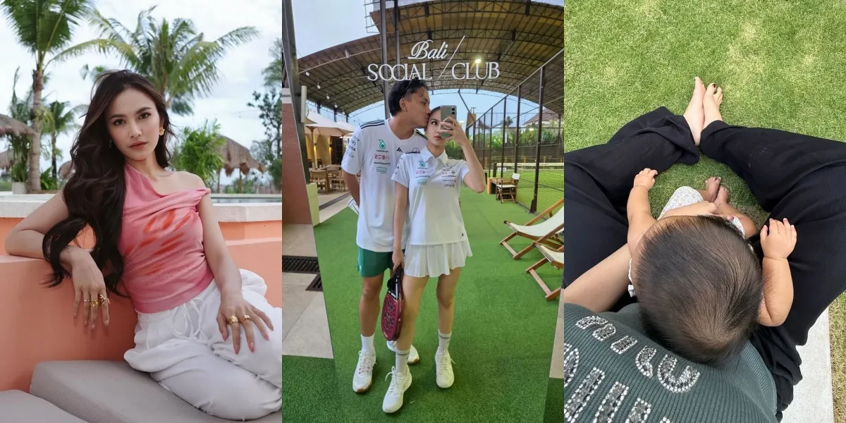 8 Beautiful Photos of Mahalini Vacationing in Bali Again, Playing Padel with Rizky Febian - Showcasing Selina Lightly