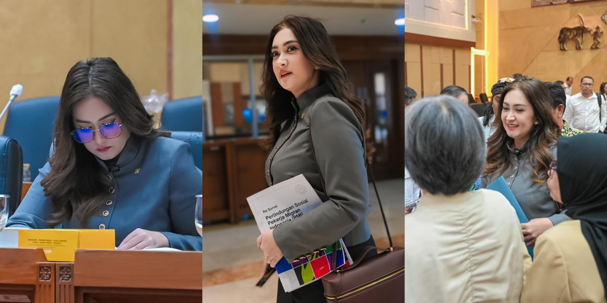 8 Beautiful Photos of Nafa Urbach During a Meeting Discussing Free Nutritious Food, Looks Like She's About to Shoot a Film