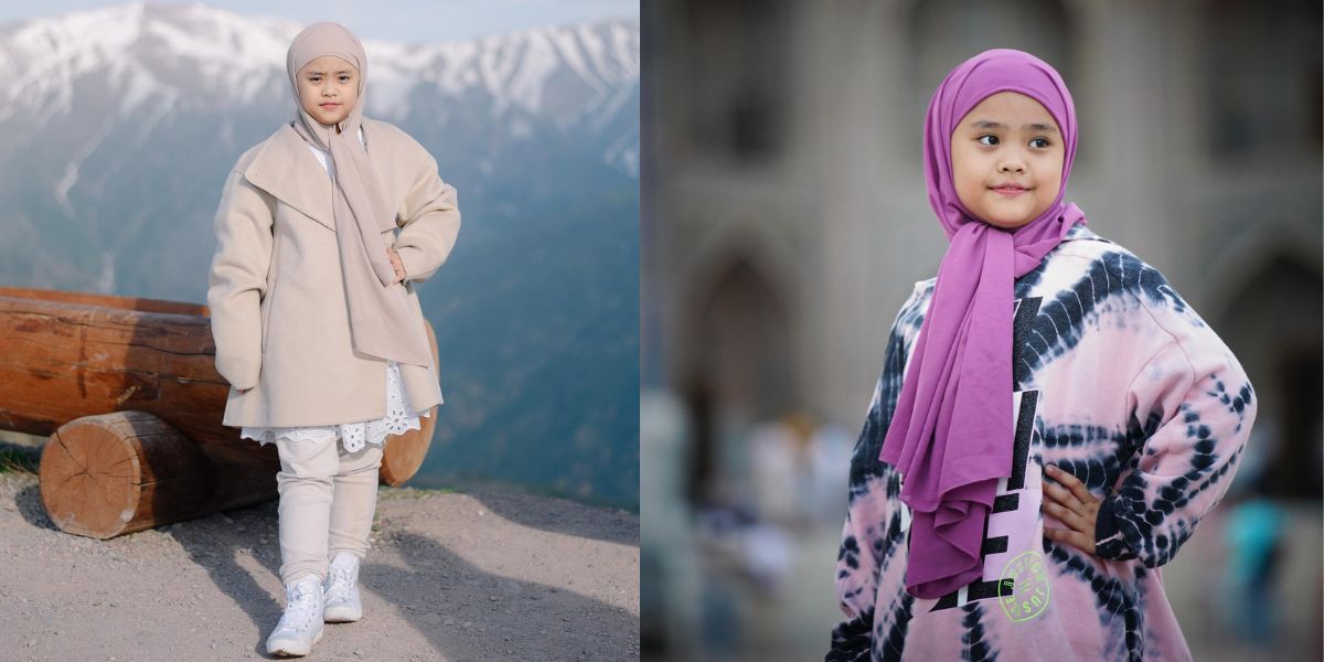 8 Beautiful Portraits of Maryam, Oki Setiana Dewi's Daughter, During Vacation in Uzbekistan, Looking Stylish and Mesmerizing!