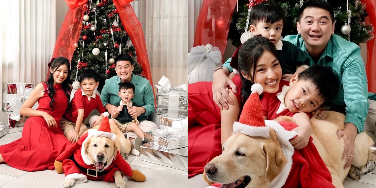 8 Portraits of Chef Arnold & Family Celebrating Christmas Together with Their Dog, Cute Cosplay