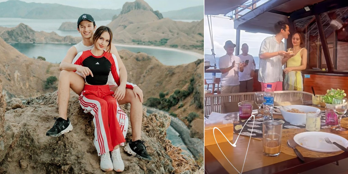 8 Photos of Cinta Laura Celebrating her 30th Birthday with Arya Vasco in Labuan Bajo