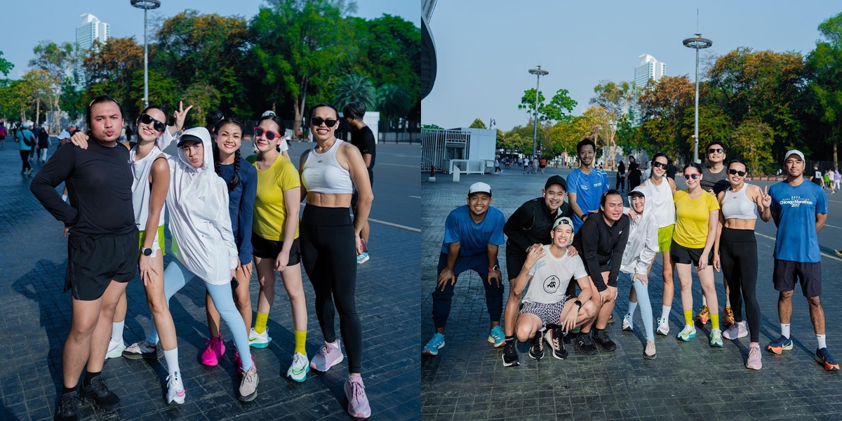 8 Photos of Nagita Slavina's Running Circle that Still Looks Cool Even when Sweating, Featuring Nia Ramadhani to Nirina Zubir - Revealed Keanu Once Experienced Awkward Moment