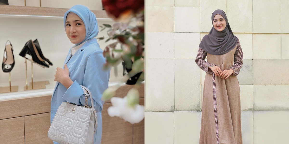 8 Photos of Cut Syifa Who is Being Matched with Abidzar, the Late Uje's Son, Beautifully Wearing Hijab - Photo with Umi Pipik