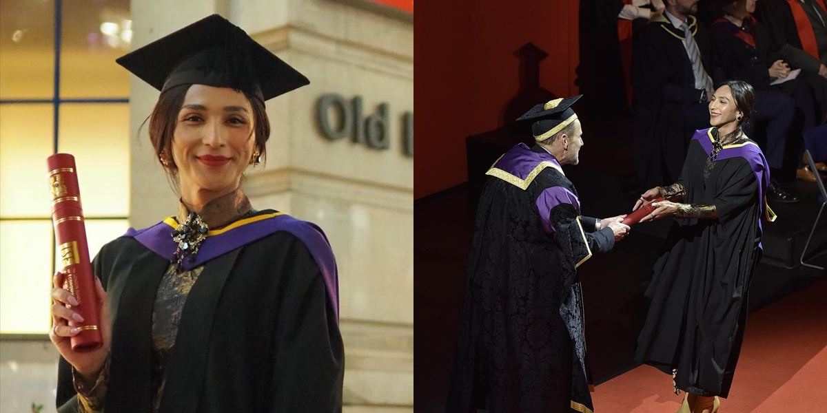 8 Portraits of Dena Rachman Graduating for the Second Time, Previously in Italy Now in England - Admits It Wasn't Easy to Complete Education at the Age of 30+
