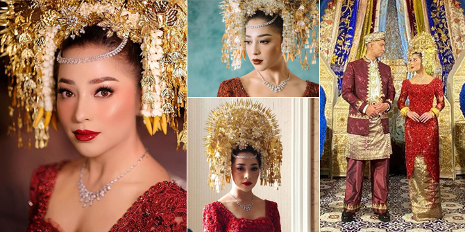 8 Detailed Photos of Nikita Willy's Makeup at the Wedding Ceremony, Her Beauty is Stunning!