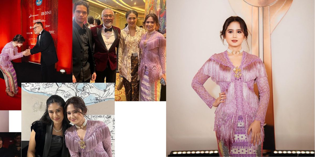 8 Beautiful Details of Tissa Biani's Appearance at the 2023 Indonesian Film Festival