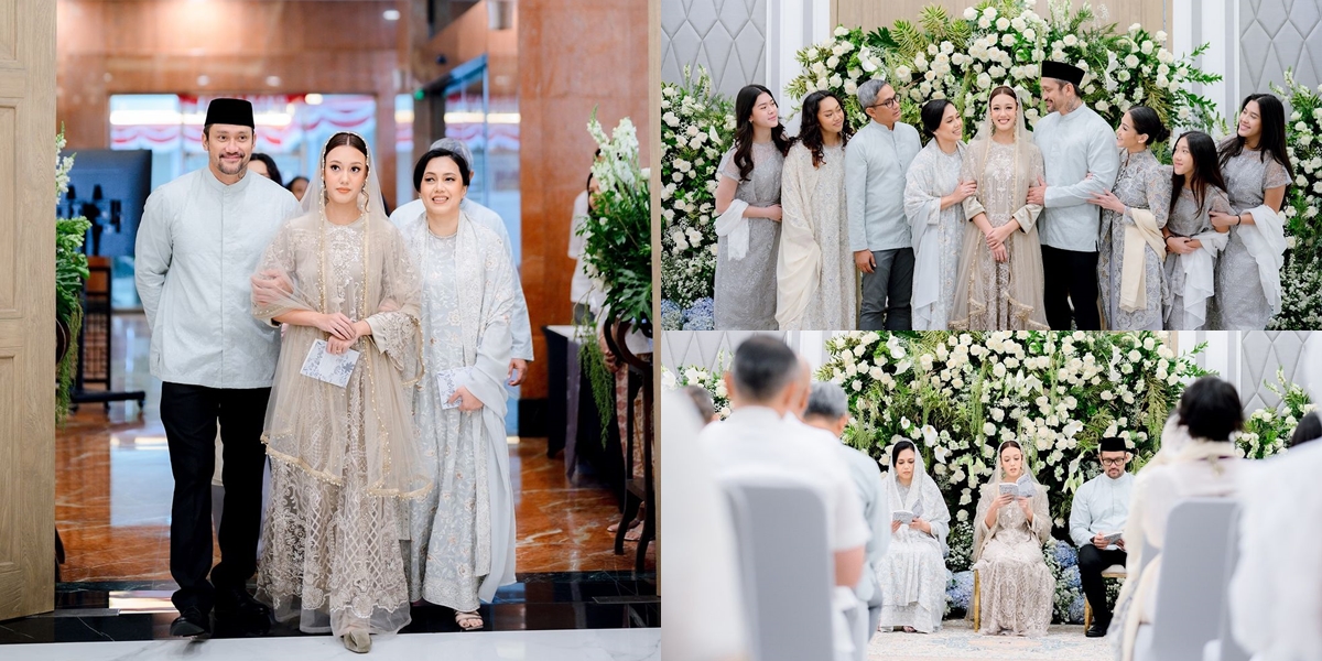 8 Portraits of Tora Sudiro Being Comforted by His Ex-Wife While Crying at the Prayer Ceremony Before His Daughter's Wedding, the Prostration Ceremony Takes Place with Deep Emotion