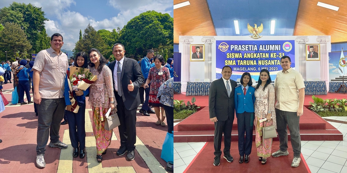 8 Portraits of Diandra Minunet, Bella Saphira's Daughter Who Graduated from SMA Taruna Nusantara Magelang, Netizens: Her Stepchild Looks More and More Alike Here 