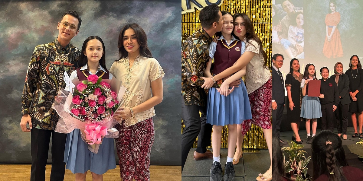 8 Photos of Elea, Ussy and Andhika's Daughter Who Just Graduated Elementary School, Her School Fees Could Be Used as a Down Payment for a House