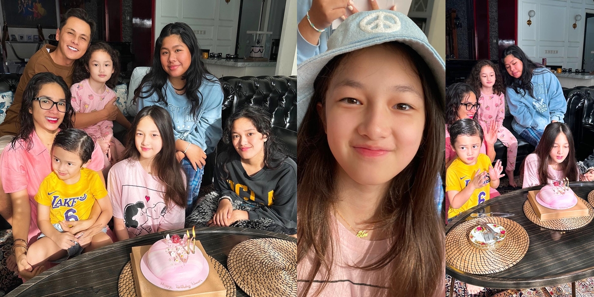 8 Pictures of Elea's 11th Birthday, Ussy and Andhika Surprise Her in the Morning - Celebrated Simply at Home