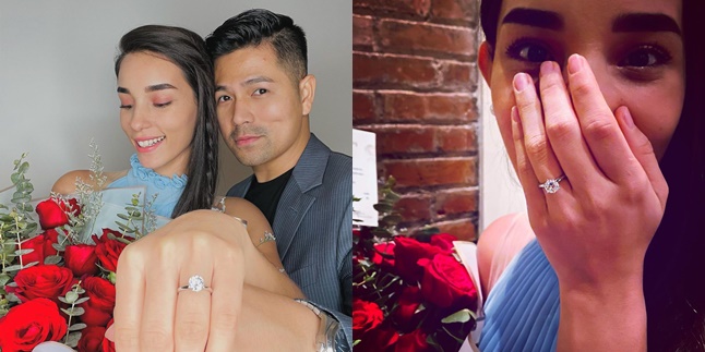 8 Portraits of Erick Iskandar Proposing to His Foreign Girlfriend, Romantic Dinner - Diamond Ring Becomes the Highlight