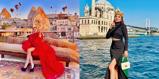 8 Photos of Eva Belisima, Former Wife of Kiwil, Vacationing Alone in Turkey, Wants to Return Home Quickly Because Her Husband is Sick