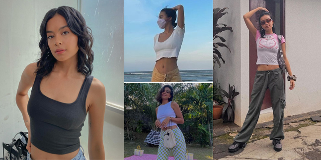 8 Photos of Eva Celia Showing off Her Body Goals in a Crop Top, Her Toned Stomach Always Captivates Netizens