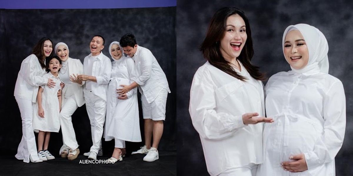 8 Portraits of Ayu Ting Ting's Family Photoshoot, Syifa's Appearance Praised for Her Beauty Before Giving Birth