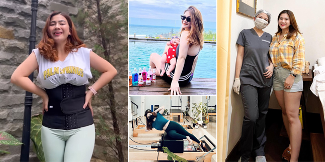 8 Portraits of Felicya Angelista Going on a Diet Program and Getting Slimmer After Giving Birth to Her First Child