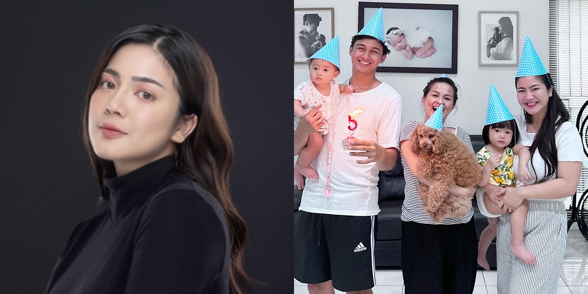 8 Potret Felicya Angelista Celebrating Her Dog's 5th Birthday, Netizens Focus on Her Eldest Daughter Instead