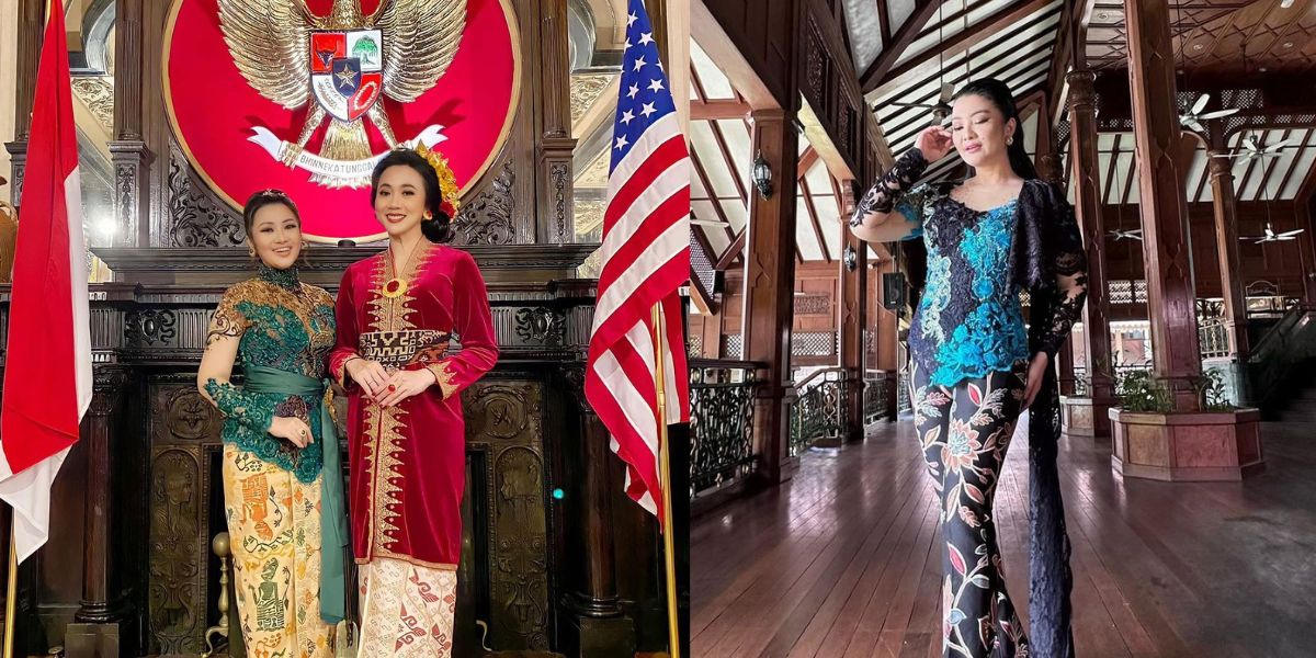 8 Photos of Fitri Carlina Looking Gorgeous and Elegant in Kebaya