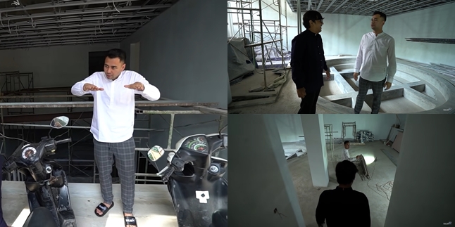 8 Photos of the Spacious Garage in Raffi Ahmad's New House, Located in the Basement, with a Special Lift for 8 Car Collection